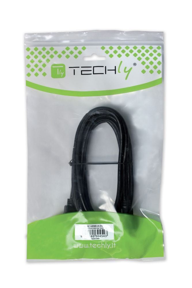 Cavo Audio/Video DisplayPort M/M 0,5 m Nero TECHLY - immagine 2