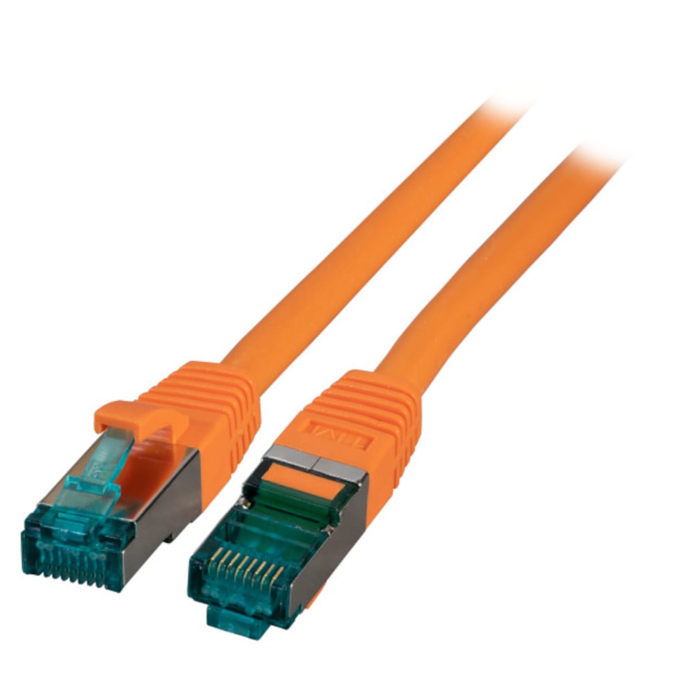 Cavo di Rete Patch in Rame Cat. 6A Arancione SFTP 20m OEM - immagine 2
