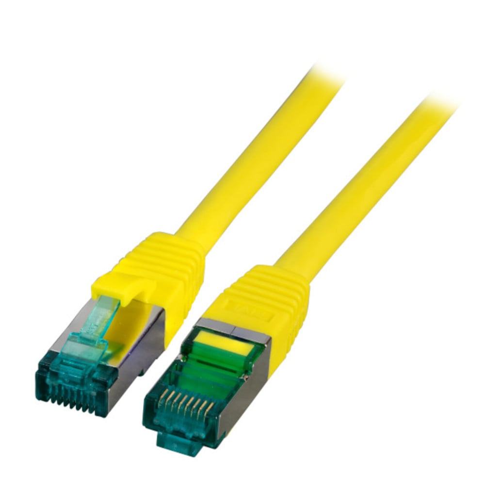 Cavo di Rete Patch in Rame Cat. 6A Giallo SFTP 20m OEM - immagine 2