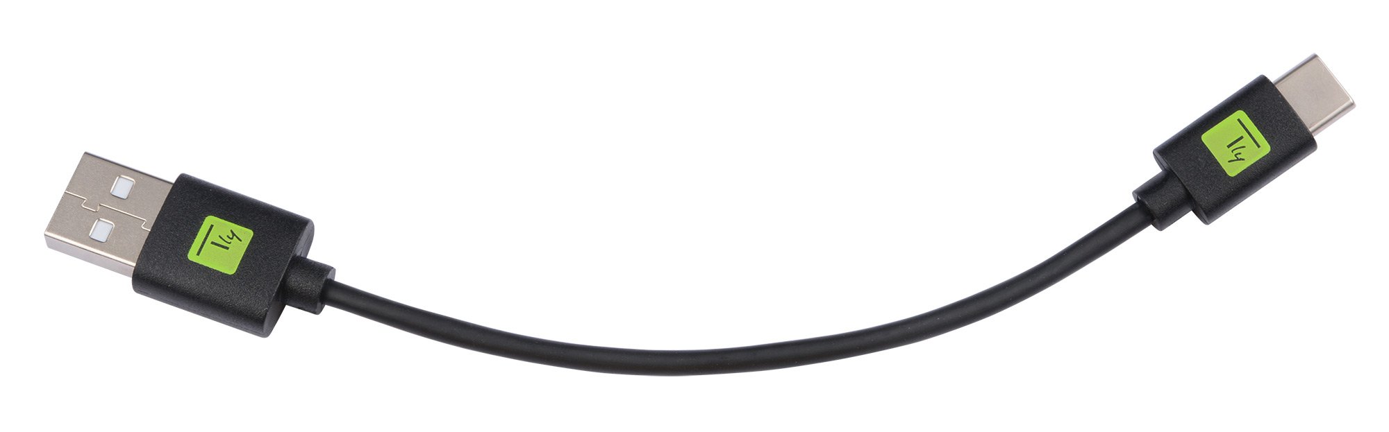 Cavo USB A Maschio 2.0 / USB-C™ Maschio 0,1m Nero TECHLY - immagine 2
