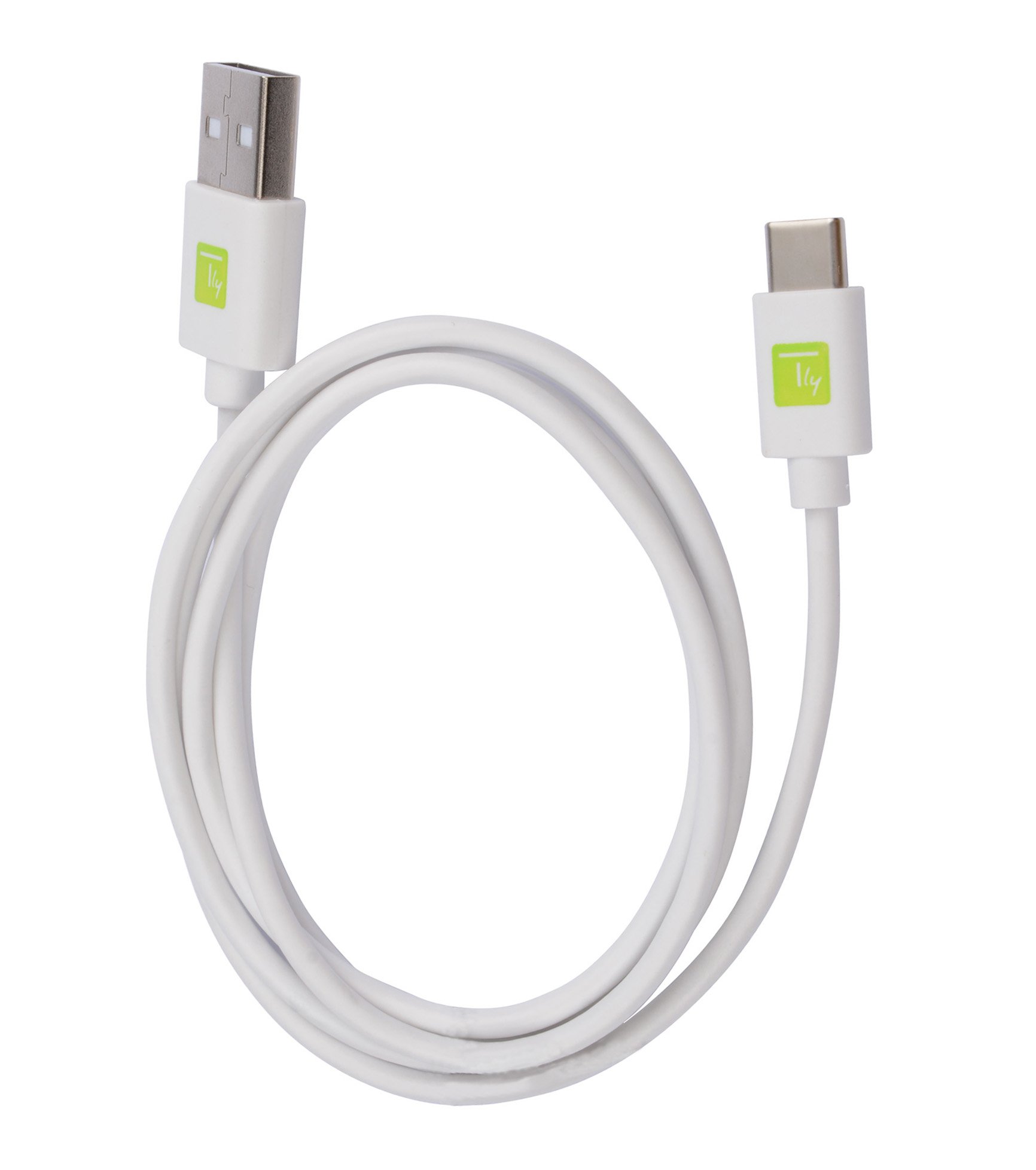 Cavo USB A Maschio 2.0 / USB-C™ Maschio 1m Bianco TECHLY - immagine 2