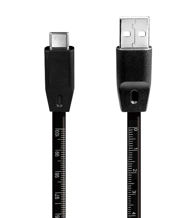 Cavo SuperSpeed USB-C™ Maschio/USB-A Maschio con Misuratore 1m Nero LOGILINK - immagine 2