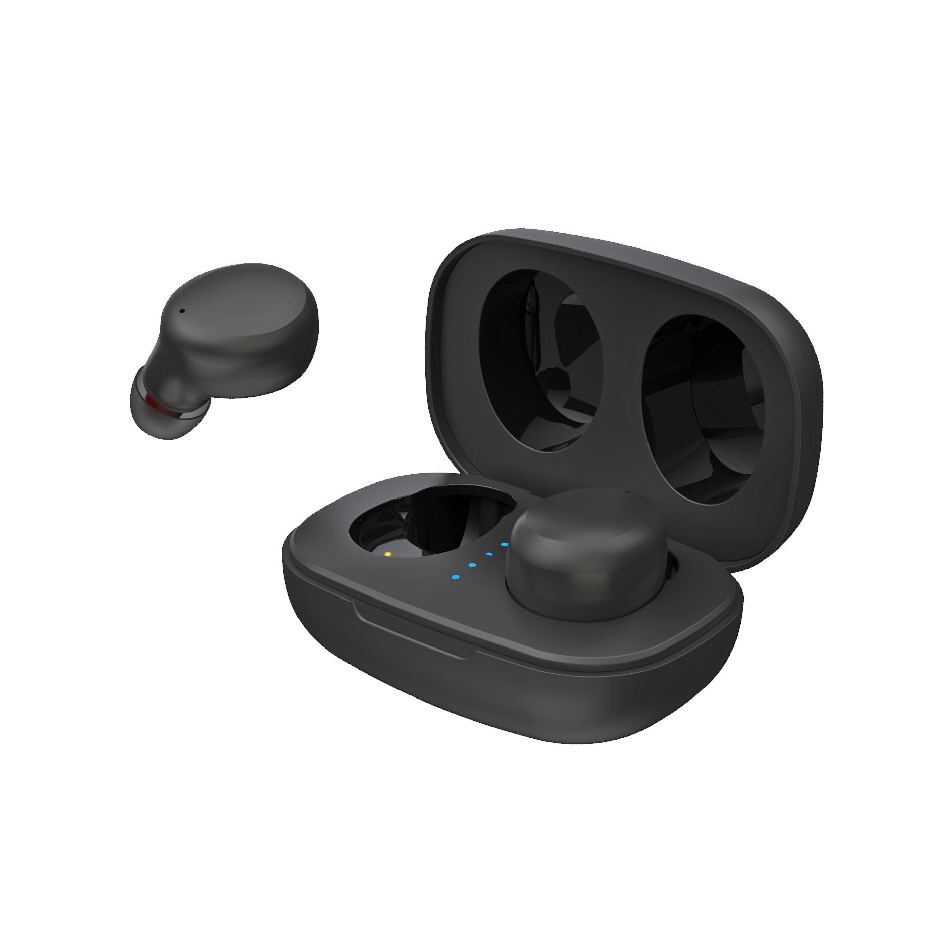 Auricolari Bluetooth v5.1 con Custodia di Ricarica Nero SBOX - immagine 2