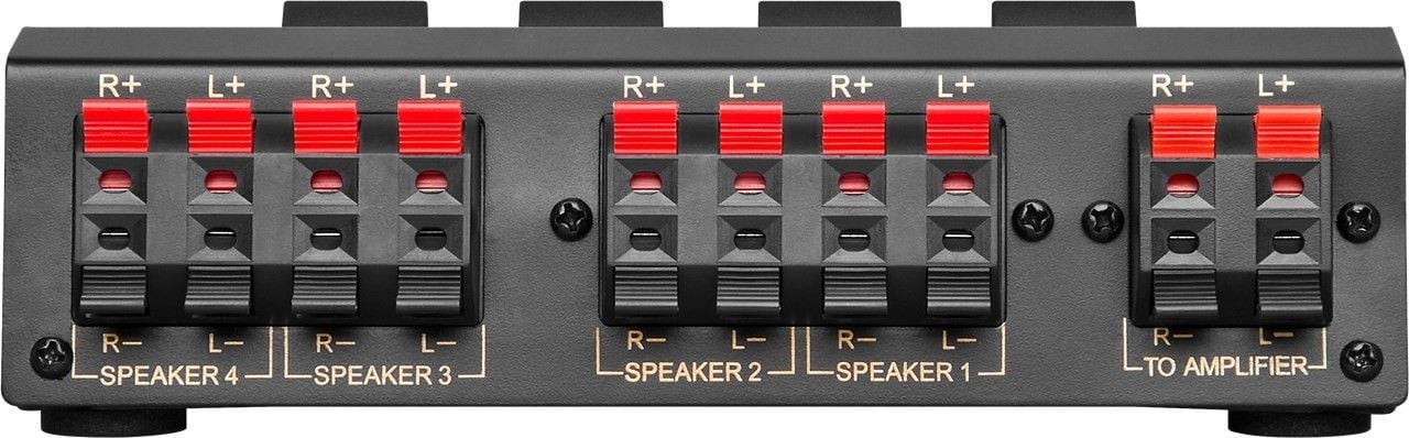 Speaker Switch fino a 4 Diffusori Audio Nero GOOBAY - immagine 2