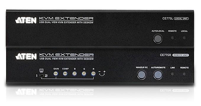 Extender KVM USB VGA Dual View con Deskew 300m CE775 ATEN - immagine 2