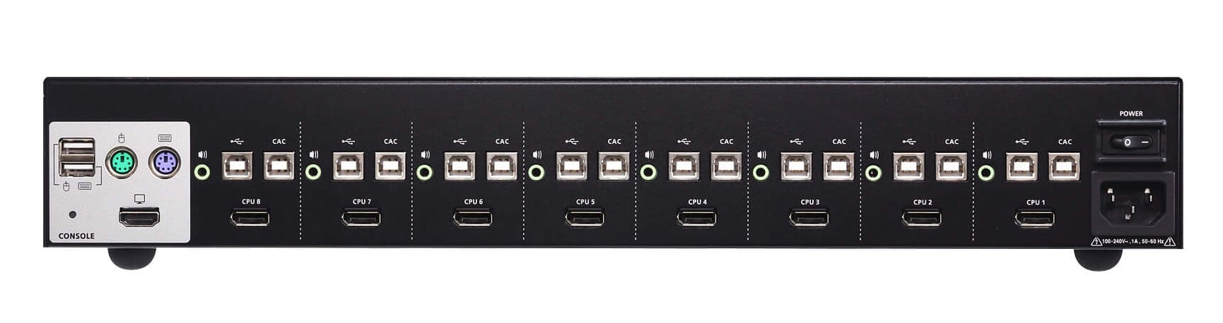Switch KVM USB DisplayPort per la sicurezza a 8 porte, CS1188DP ATEN - immagine 2