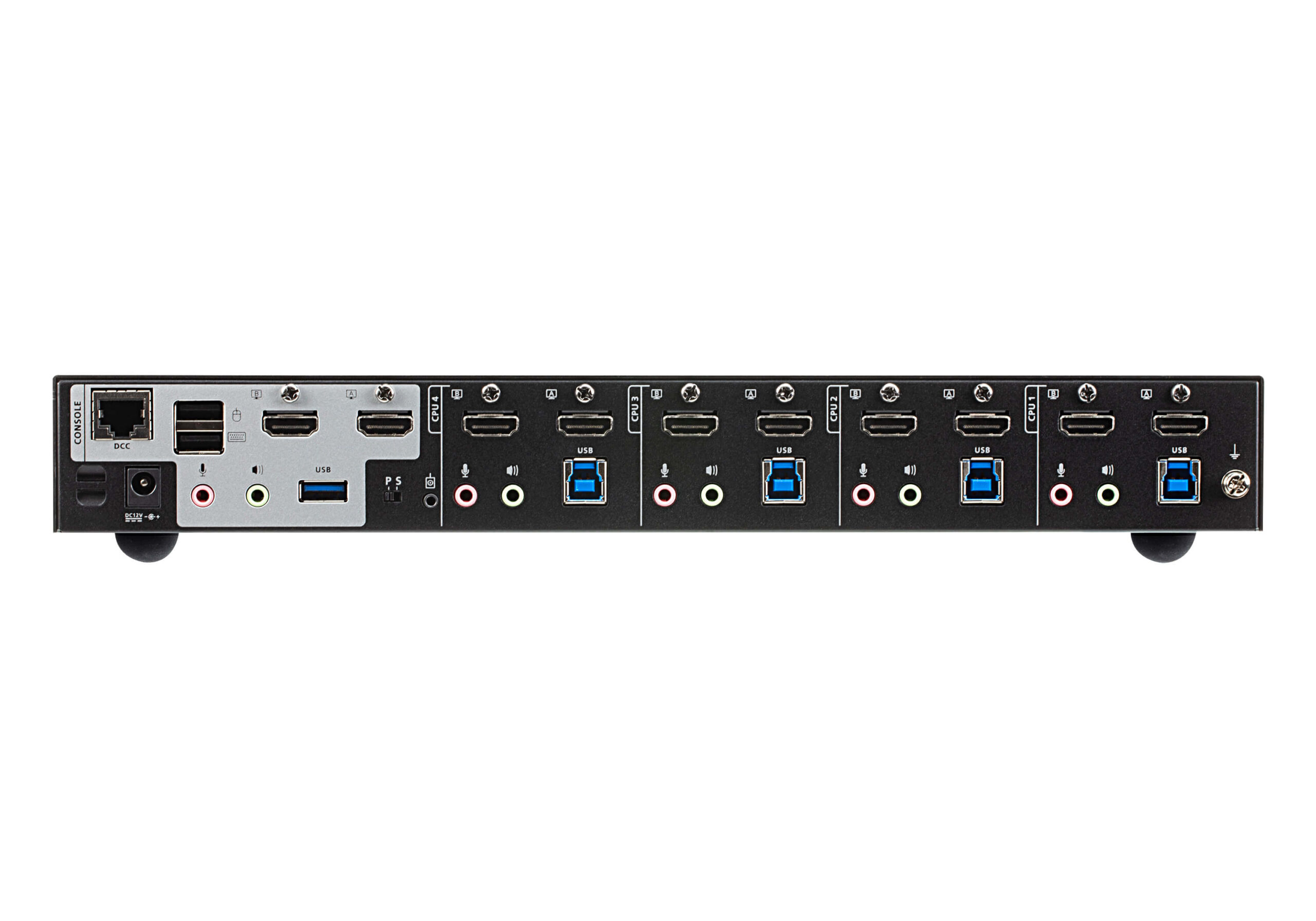 Switch KVMP™ USB 3.0 4K HDMI Dual Display a 4 porte, CS1844-AT-G ATEN - immagine 2