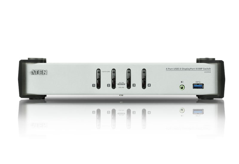 Switch DisplayPort KVMP USB3.0 a 4 porte, CS1914 ATEN - immagine 2