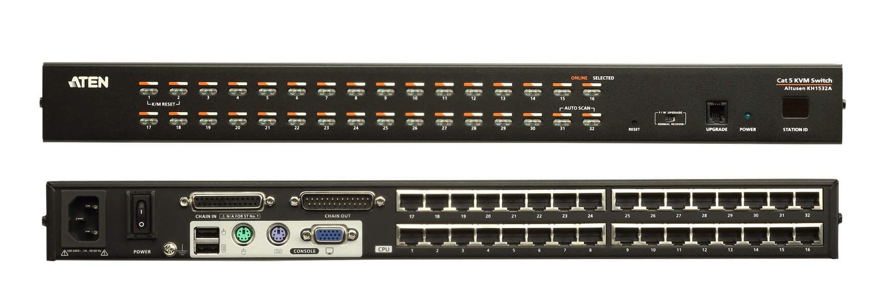 Switch KVM Cat.5 a 32 porte con porta Daisy-Chain, KH1532A ATEN - immagine 2