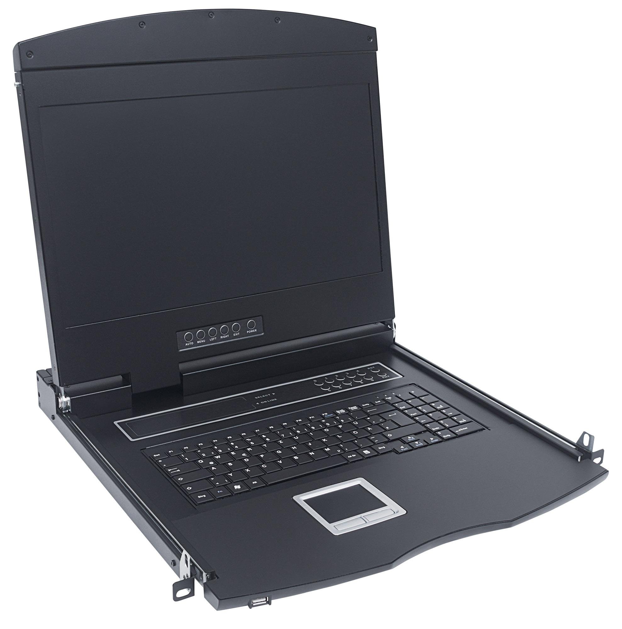 Console KVM Modulare con LCD 17'' da Rack 19 '' INTELLINET - immagine 2