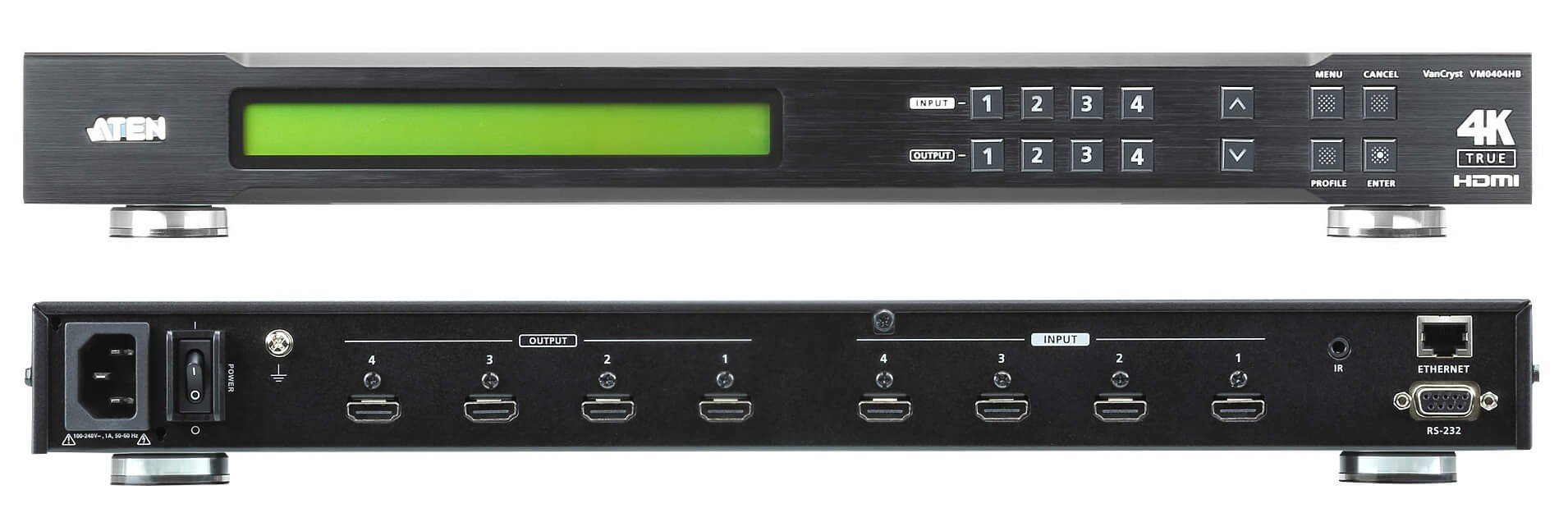 Switch True 4K HDMI Matrix 4x4, VM0404HB ATEN - immagine 2