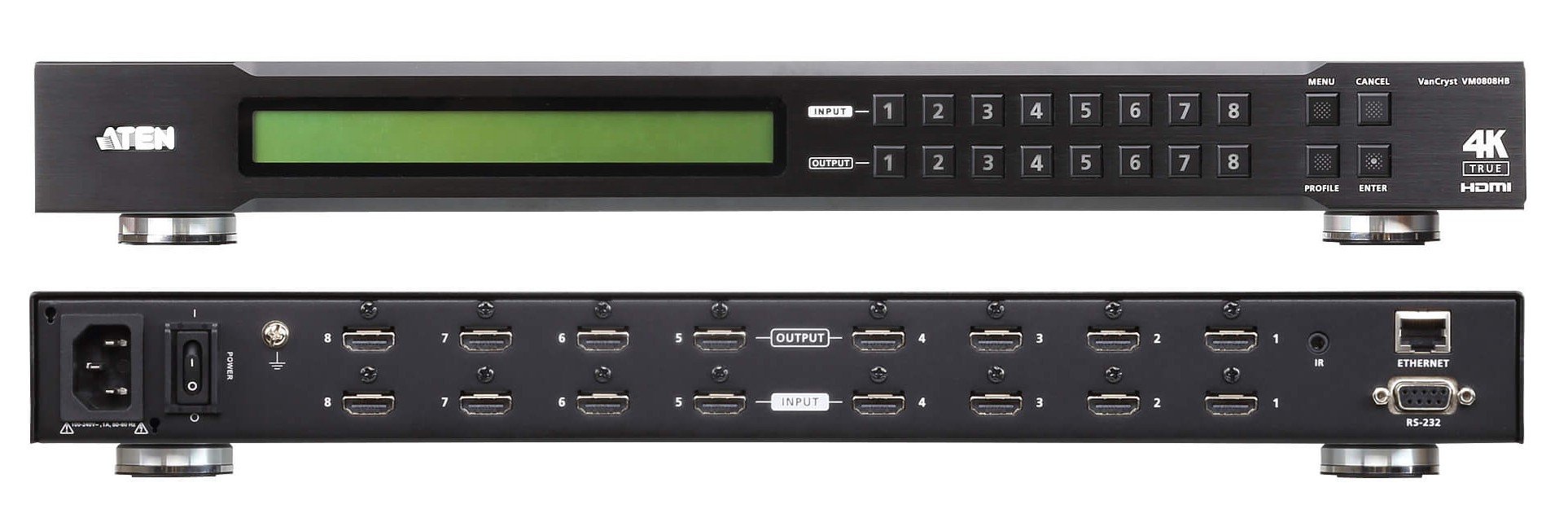 Switch True 4K HDMI Matrix 8x8, VM0808HB ATEN - immagine 2