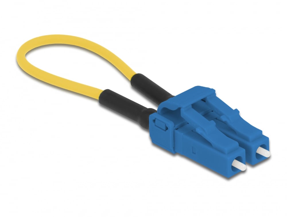 Cavo di Prova Accoppiatore Loopback Fibra Ottica Monomodale LC/UPC DELOCK - immagine 2