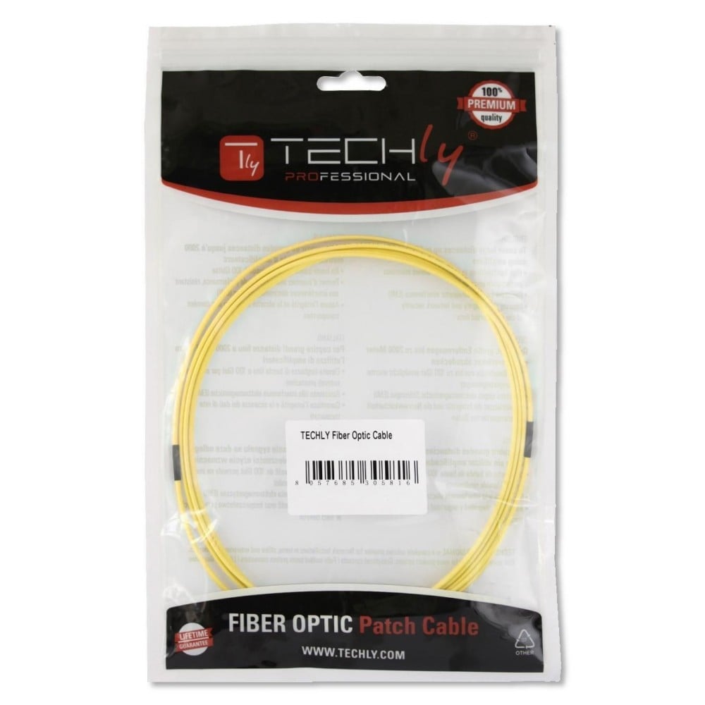 Cavo Fibra Ottica Monomodale OS2 SC-APC/SC-UPC 9/125 5m TECHLY PROFESSIONAL - immagine 2