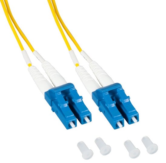 Cavo Fibra Ottica Monomodale OS2 LC/LC 9/125 0,5 m TECHLY PROFESSIONAL - immagine 2