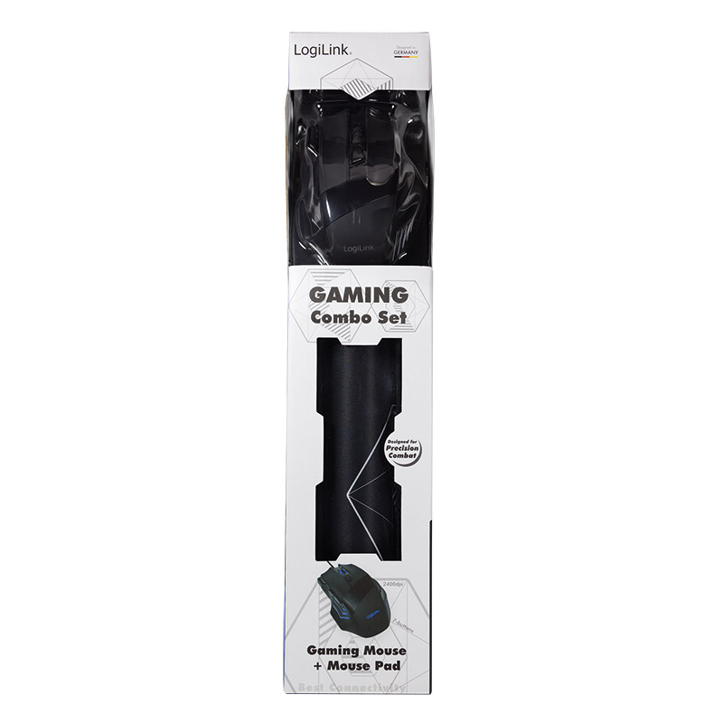 Set Gaming Combo Mouse e Tappetino LOGILINK - immagine 2