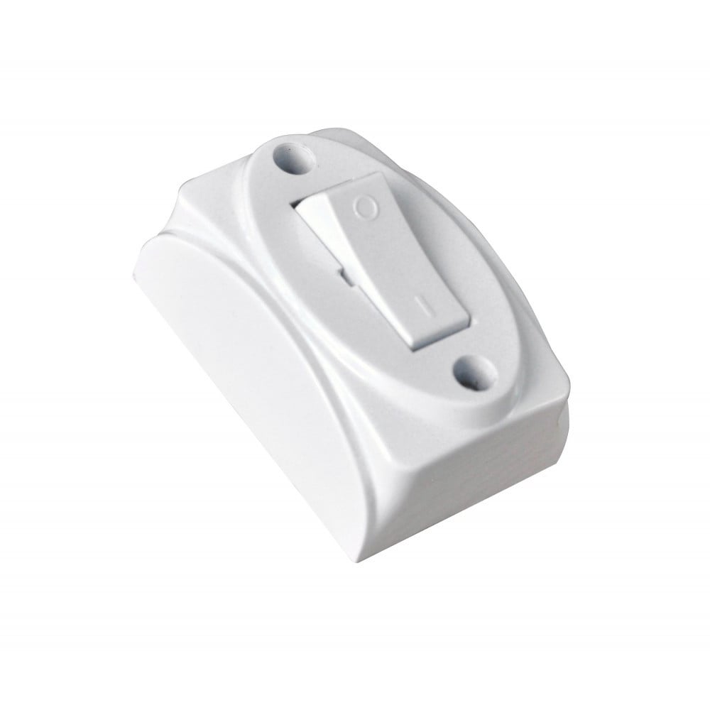 Interruttore di Corrente 2A 250V da muro bianco TECHLY - immagine 2