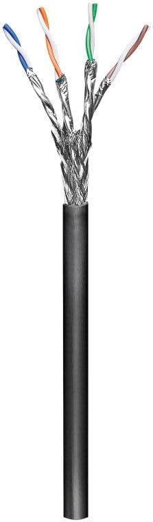 Matassa S/FTP Cavo Cat. 6 CCA per Esterni 100m Rigido Nero GOOBAY - immagine 2