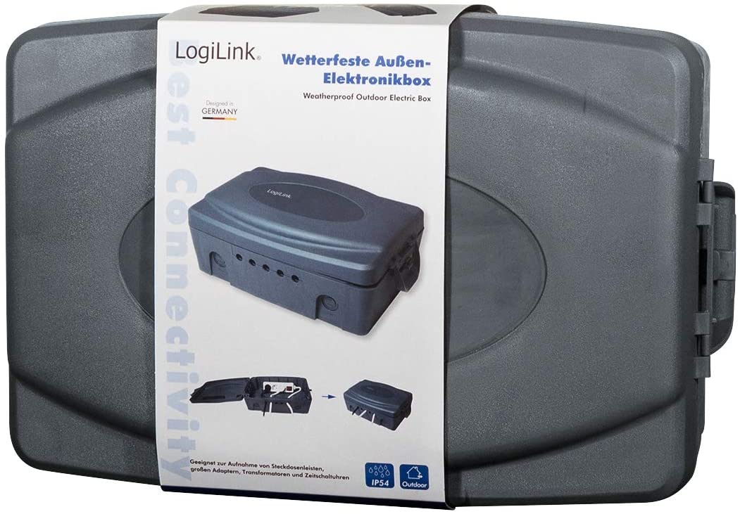 Scatola Elettrica IP54 Cable Organizer Organizzatore Cavi Grigio LOGILINK - immagine 2