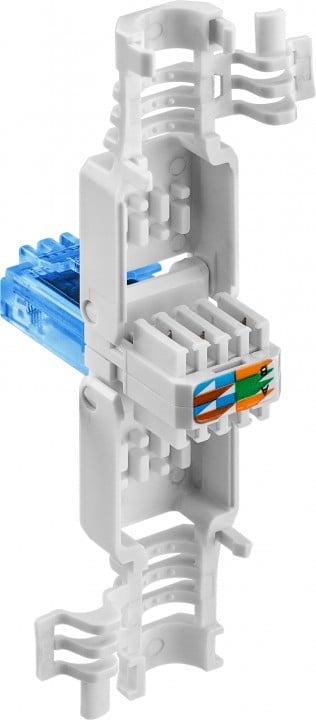 Plug Cat.6A RJ45 UTP Toolless con Copriconnettore GOOBAY - immagine 2