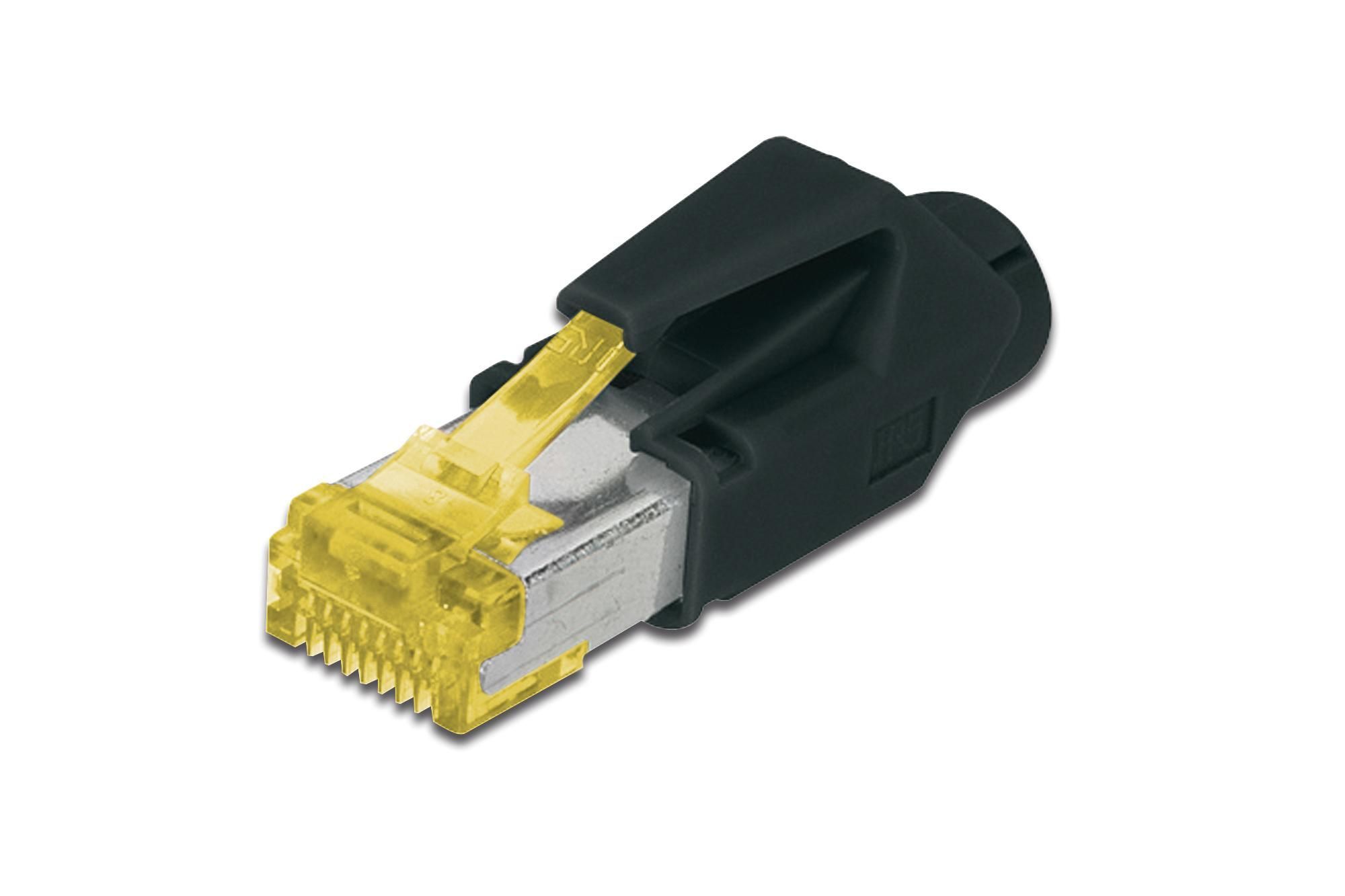 Plug RJ45 Cat. 6A Schermato tipo ''Hirose'' 10 Pz INTELLINET - immagine 2