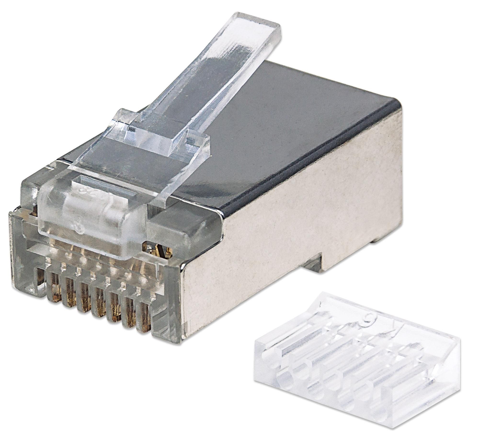 Set da 90 Plug Modulari Pro Line RJ45 Cat.6 UTP INTELLINET - immagine 2