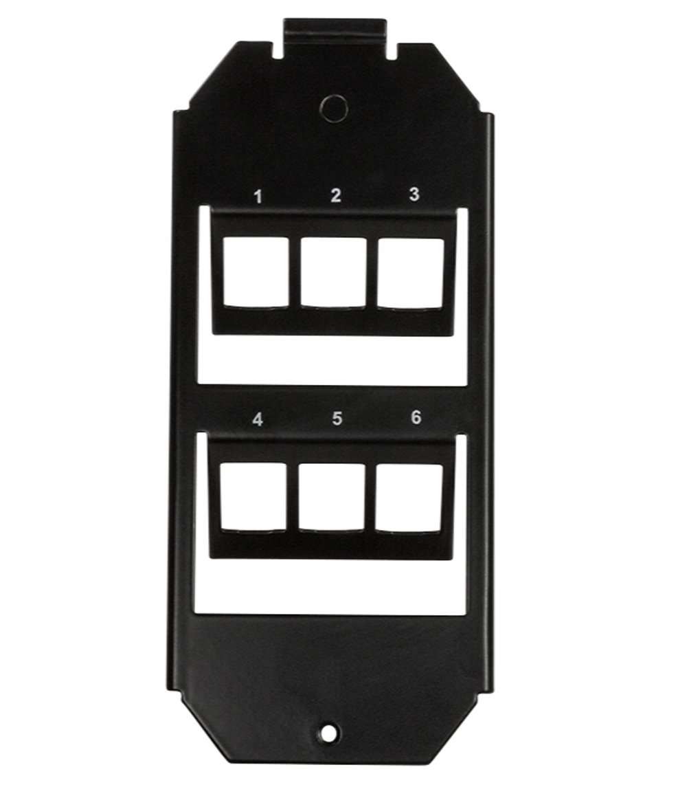 Modulo 6 Keystone per Scatola Derivazione 165 mm LOGILINK - immagine 2