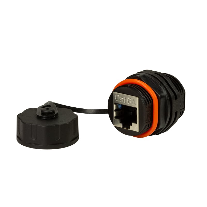 Accoppiatore RJ45 Cat.6A da panello IP68 TECHLY PROFESSIONAL - immagine 2