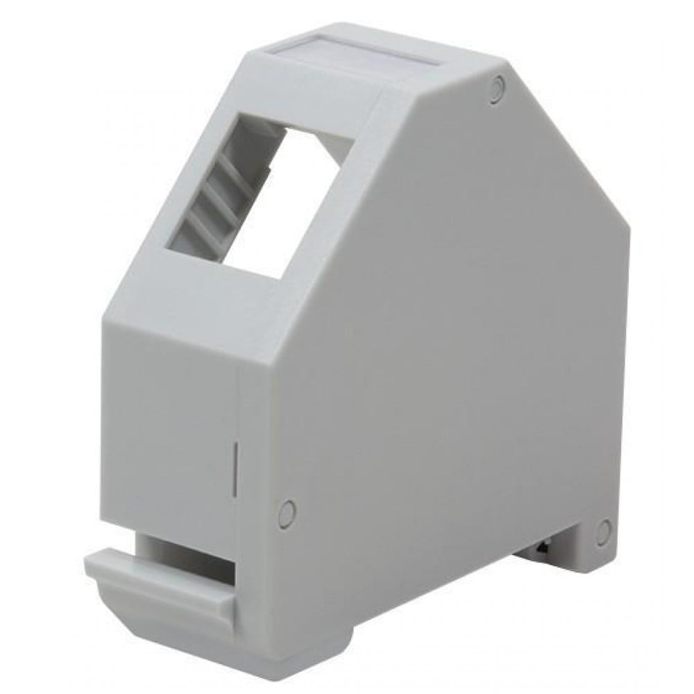 Adattatore keystone RJ45 per Barra DIN espandibile in Plastica con messa a terra TECHLY PROFESSIONAL - immagine 2