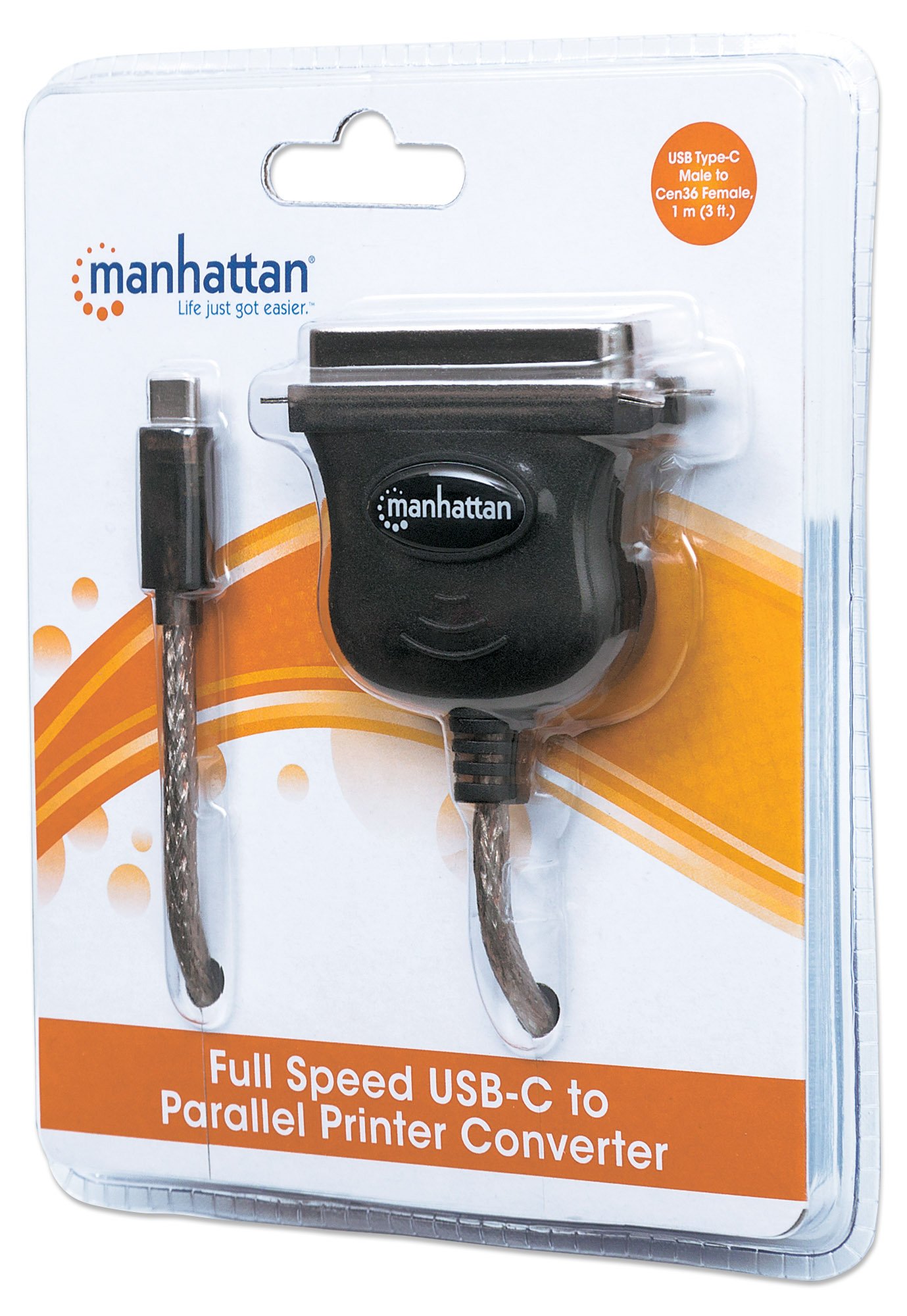 Cavo Convertitore Full-Speed USB-C™ a Stampante Parallela Cen36 MANHATTAN - immagine 2