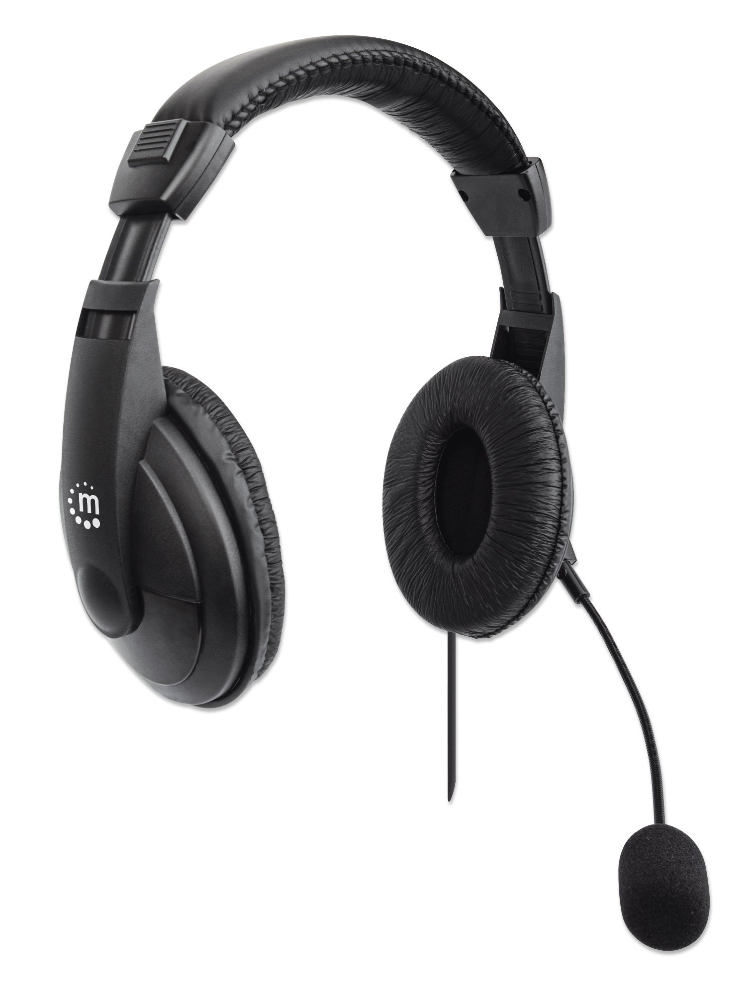 Cuffia stereo USB con Microfono Flessibile MANHATTAN - immagine 2
