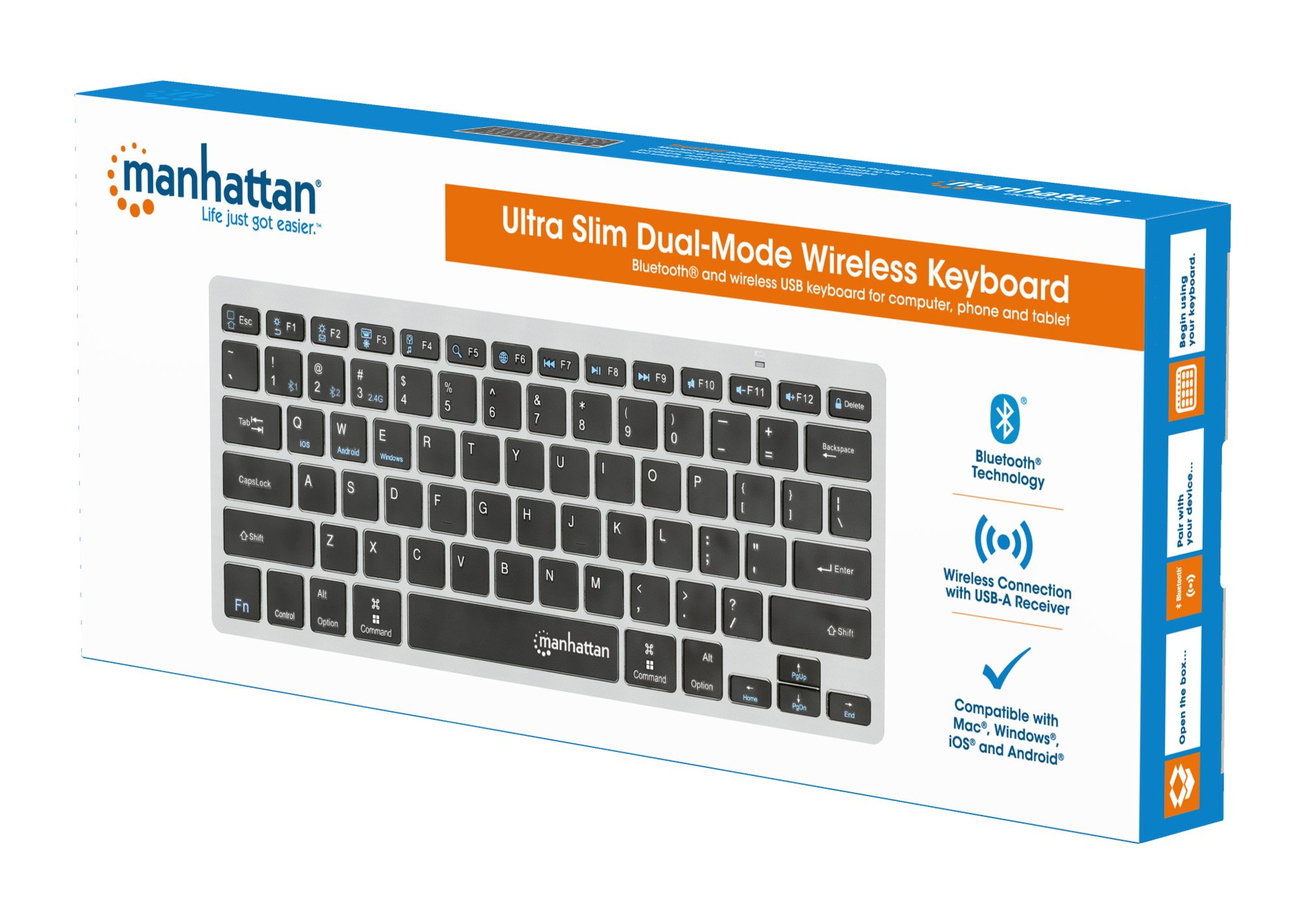 Tastiera wireless dual-mode ultra sottile dal design elegante MANHATTAN - immagine 2