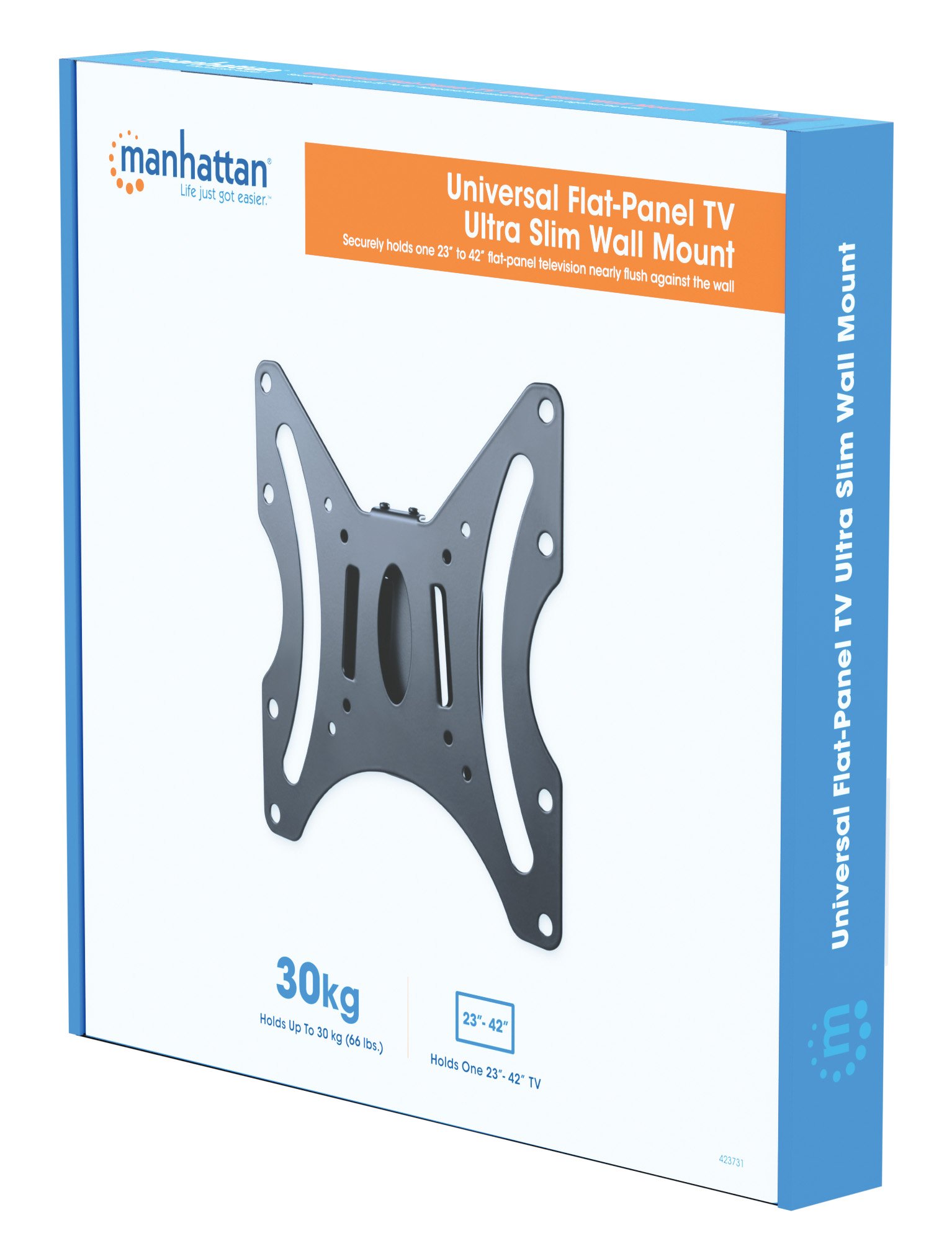 Supporto a Muro Universale Ultra Sottile per TV Flat-Panel 23-42'' MANHATTAN - immagine 2
