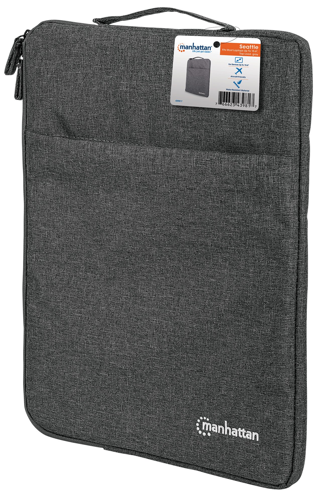 Custodia per notebook da 15,6'' Grigia MANHATTAN - immagine 2