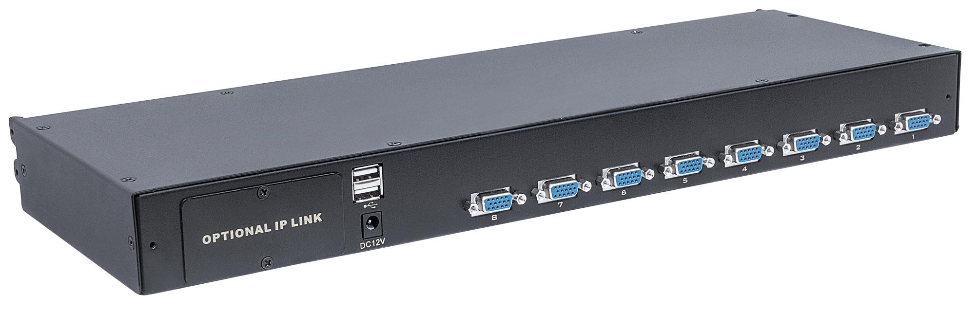 KVM Switch Modulare 8 porte VGA INTELLINET - immagine 2