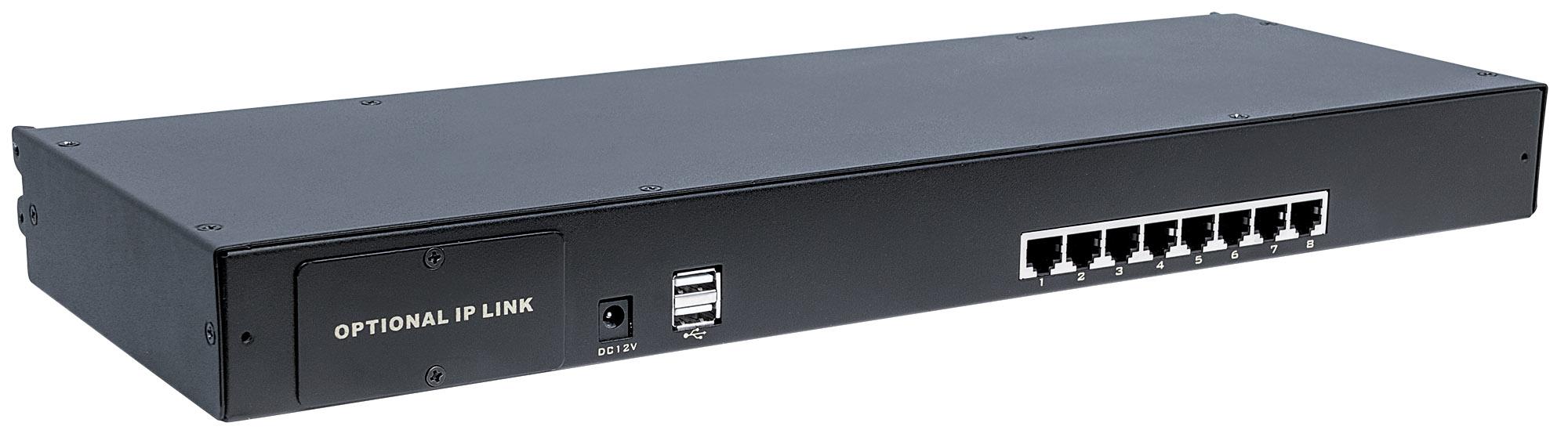 KVM Switch Modulare 8 porte CAT5 VGA INTELLINET - immagine 2