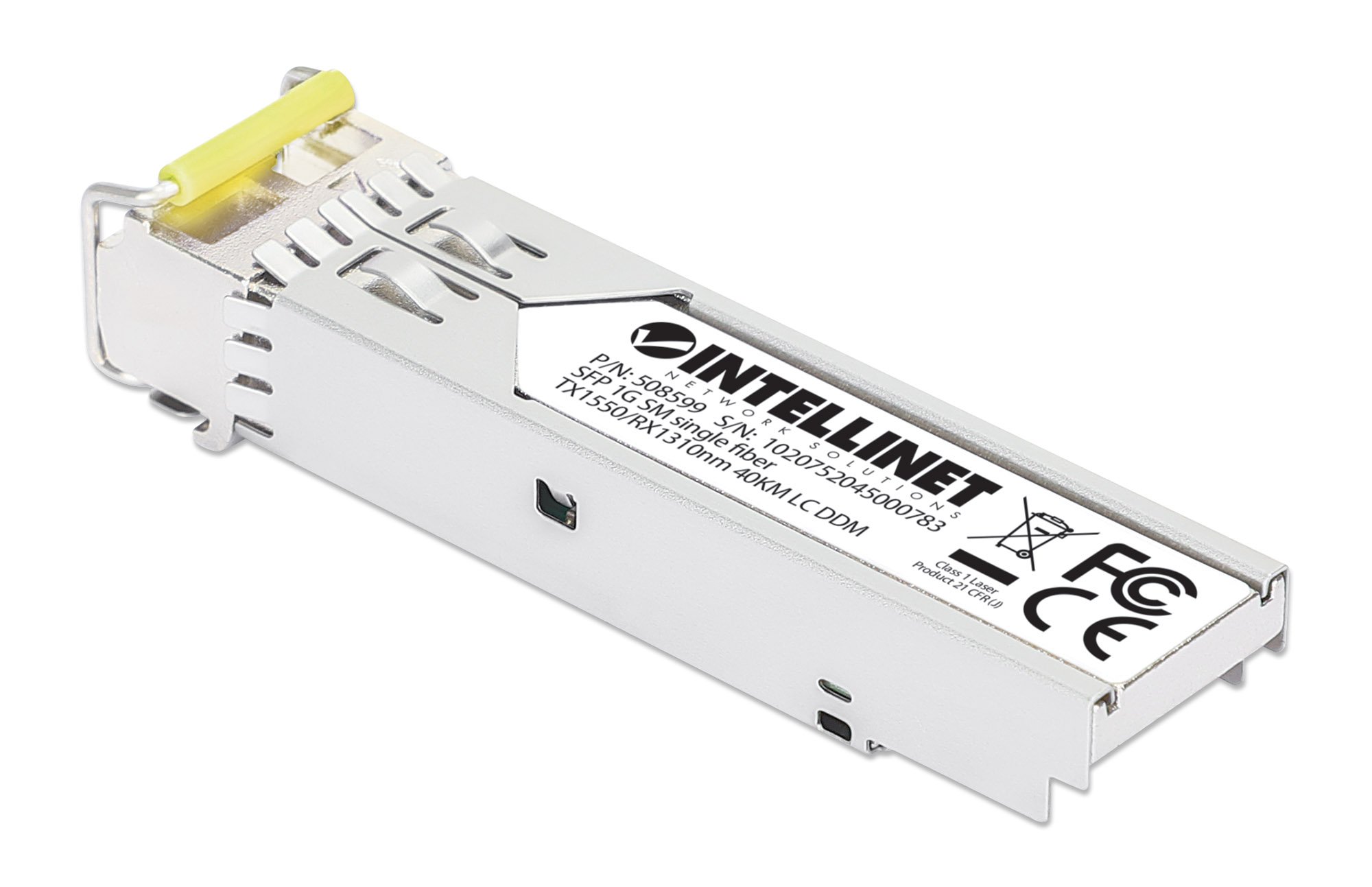 Transceiver SFP Fibra Ottica Monomodale LC 1000Base-BX Bidirezionale WDM INTELLINET - immagine 2