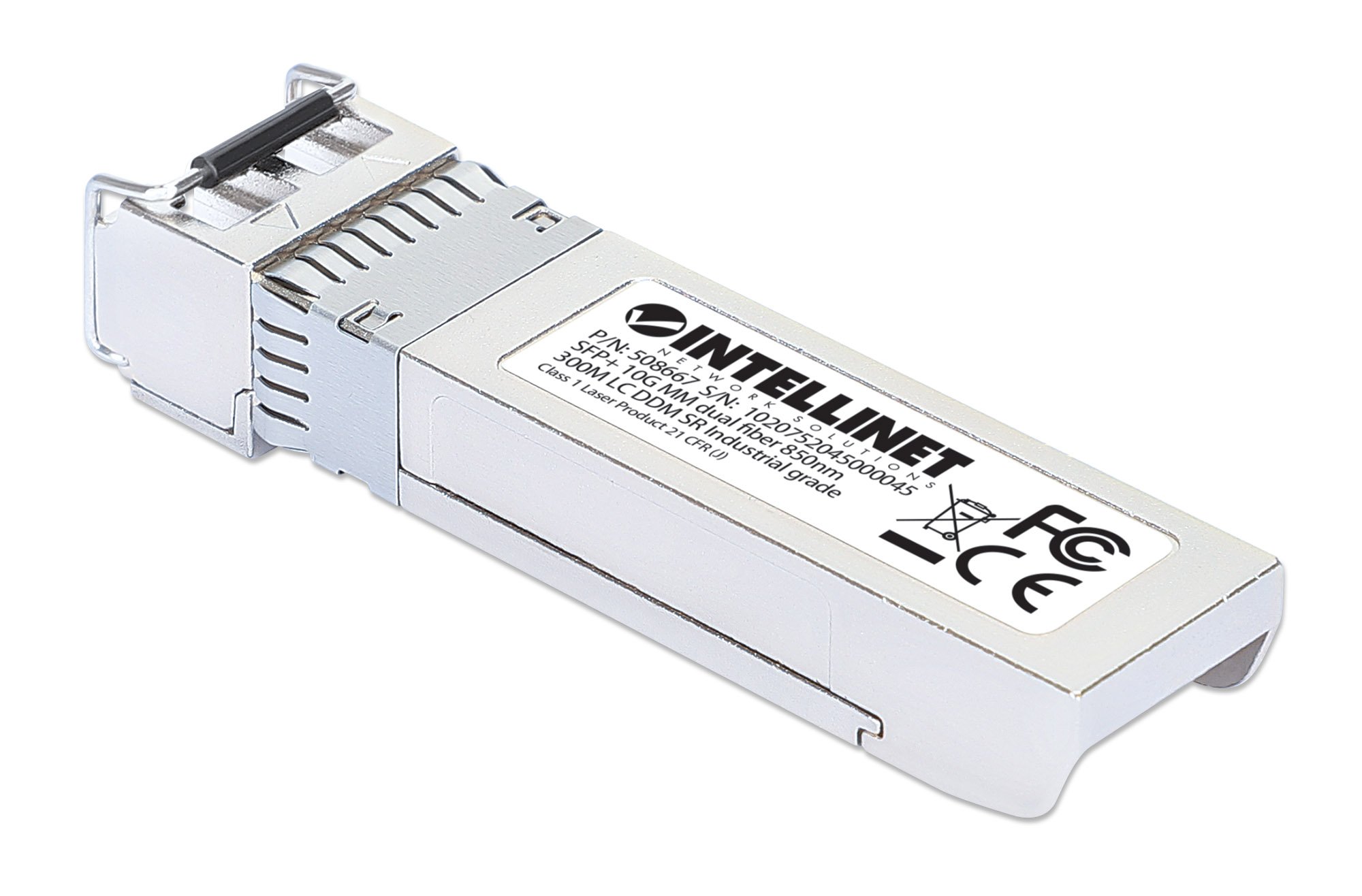 Transceiver SFP+ Fibra Ottica Multimodale LC Duplex 10GBase-SR INTELLINET - immagine 2