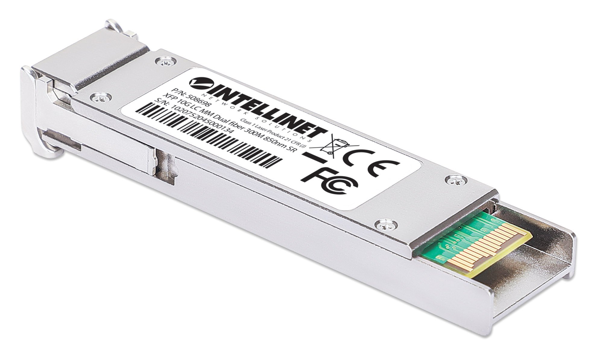 Transceiver XFP Fibra Ottica Multimodale LC Duplex 10GBase-SR INTELLINET - immagine 2