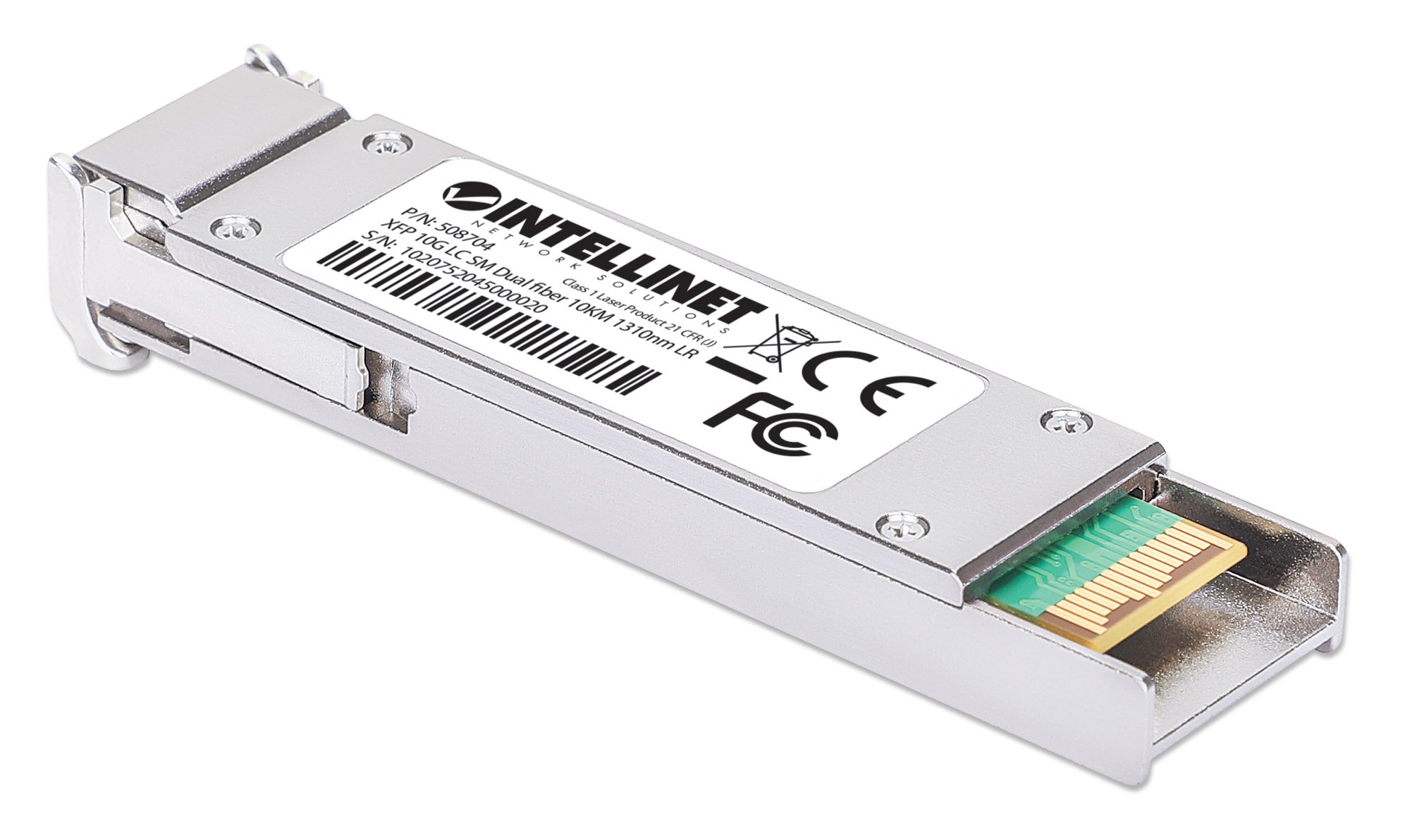 Transceiver XFP Fibra Ottica Monomodale LC Duplex 10GBase-LR INTELLINET - immagine 2