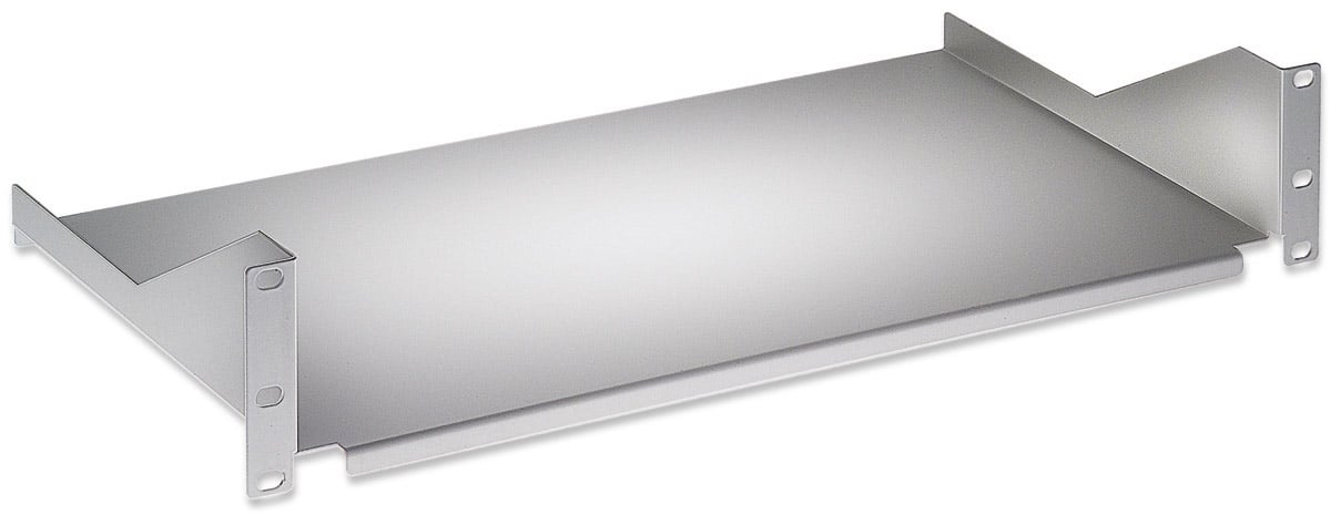 Mensola per Rack 19'' 400 mm 2U Grigia 2 punti INTELLINET - immagine 2