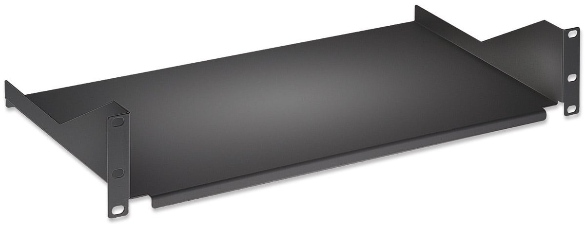 Mensola per Rack 19'' 400 mm 2U Nera 2 punti INTELLINET - immagine 2