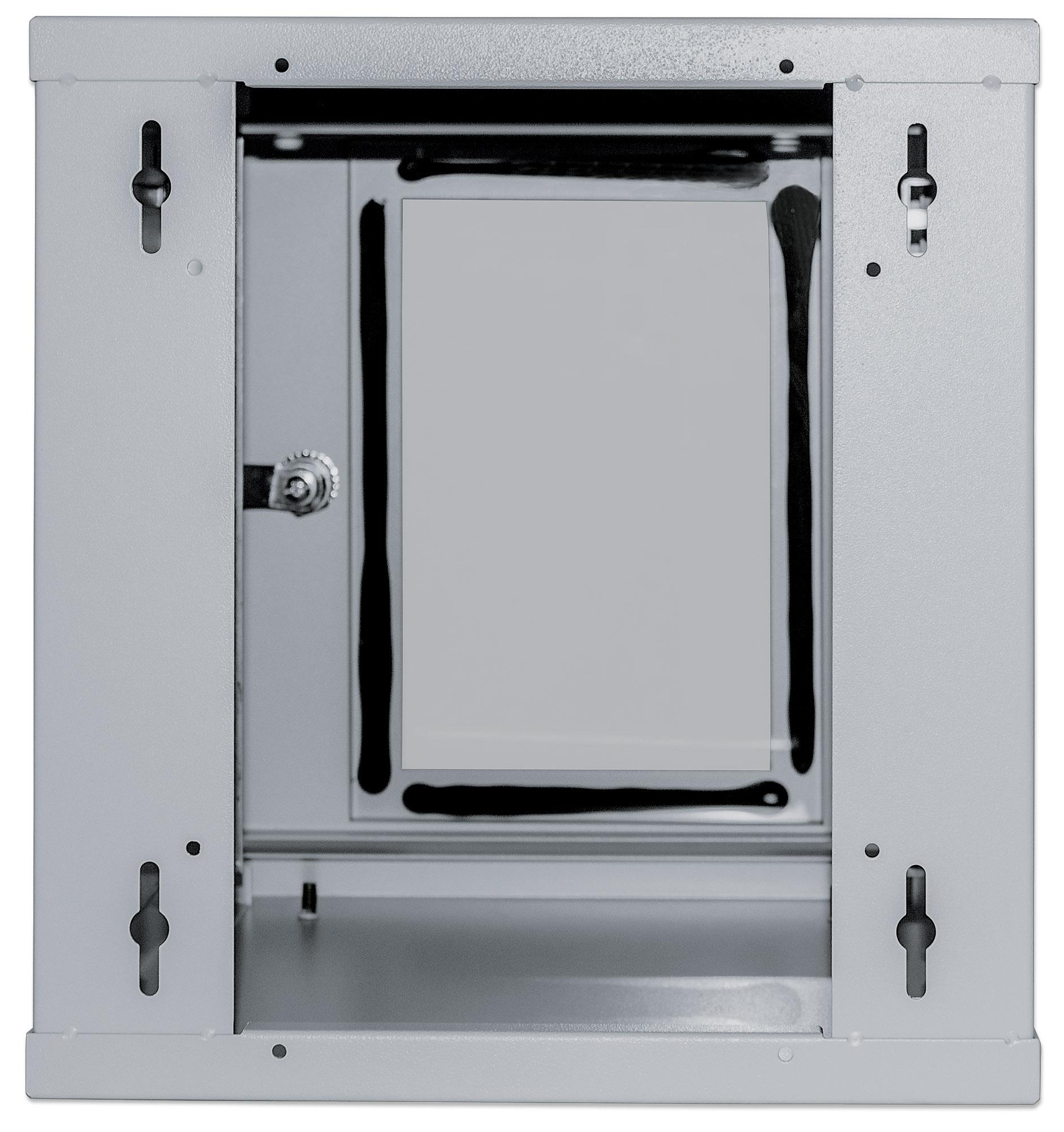 Armadio Rack 10'' a muro 6U Grigio INTELLINET - immagine 2