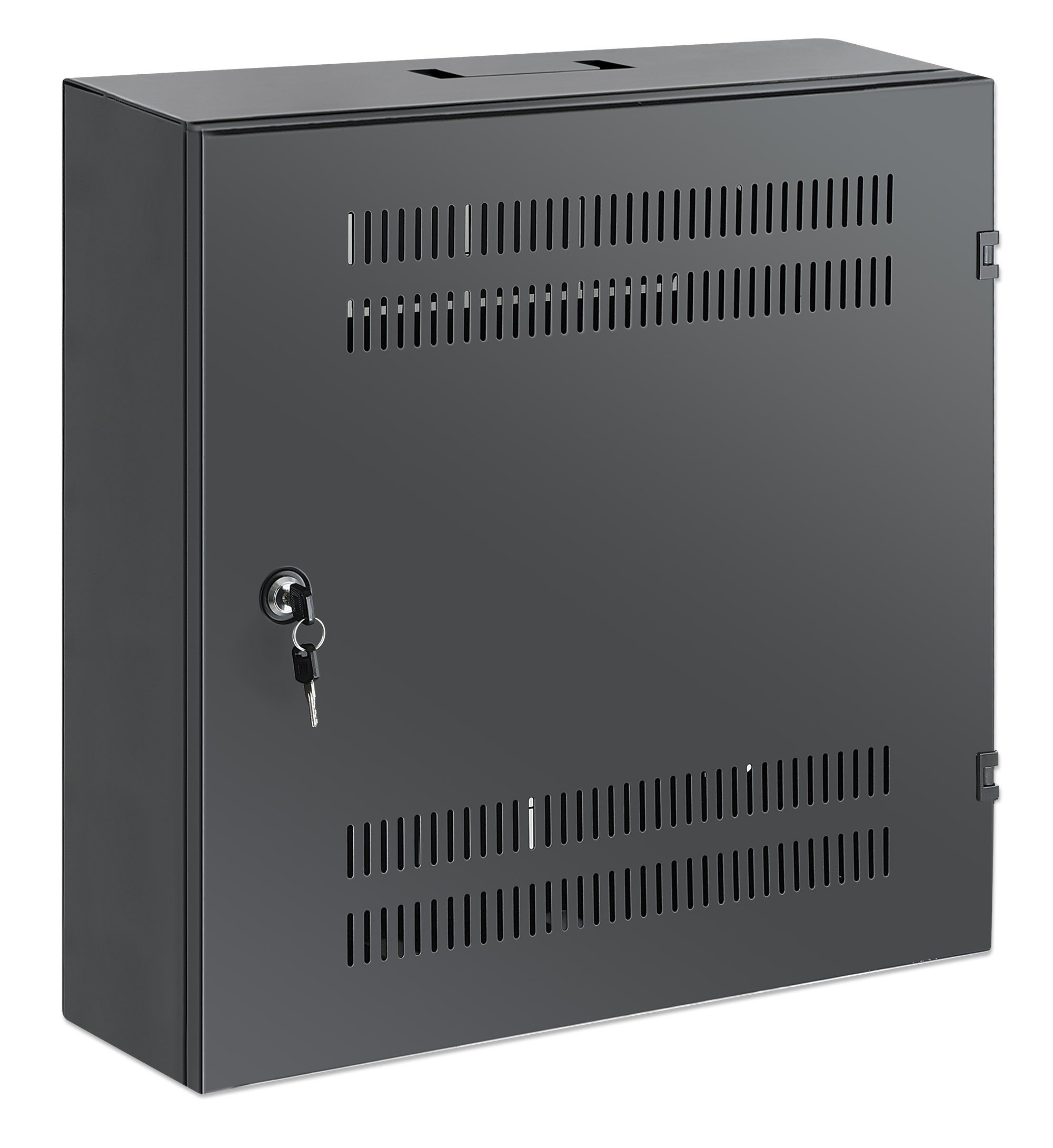 Armadio 19'' a muro a basso profilo con montanti orizzontali 4U e verticali 2U INTELLINET - immagine 2