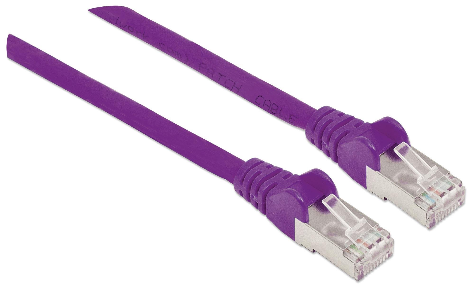 Cavo di rete Patch in rame Cat. 6 Viola SFTP LSZH 1,5m INTELLINET - immagine 2