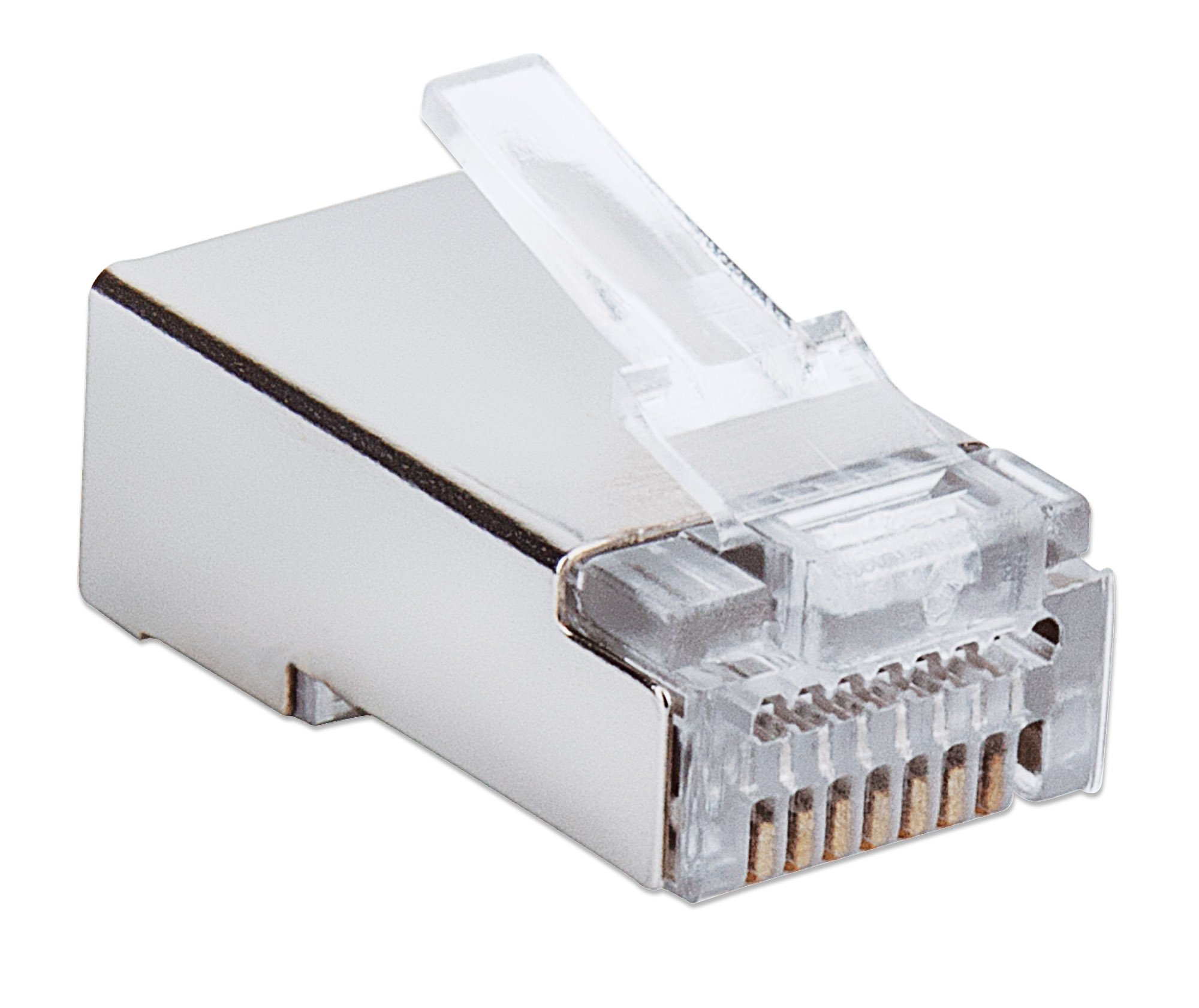 Confezione 50 plug modulari RJ45 passanti Cat5e FastCrimp INTELLINET - immagine 3