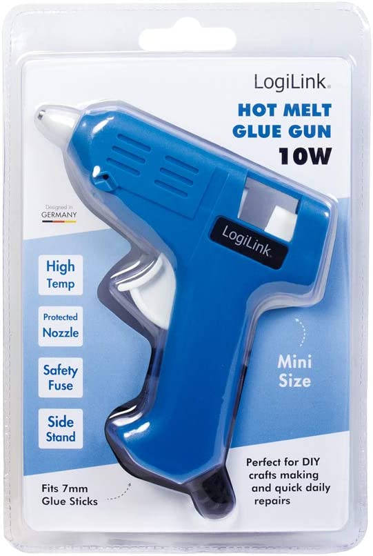 Mini pistola per Colla a Caldo, 10W, blu LOGILINK - immagine 2