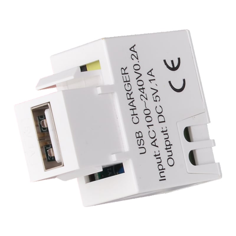 Presa USB con aggancio Keystone per Ricarica INTELLINET - immagine 2