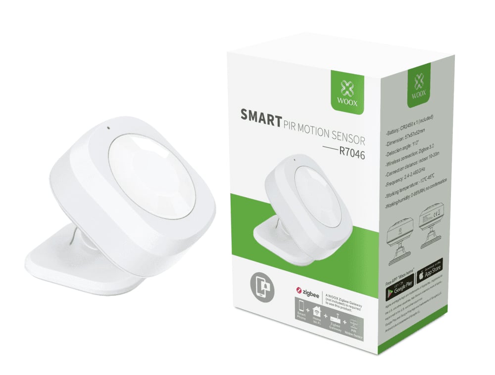 Sensore di Movimento Smart PIR, R7046 Zigbee WOOX - immagine 2