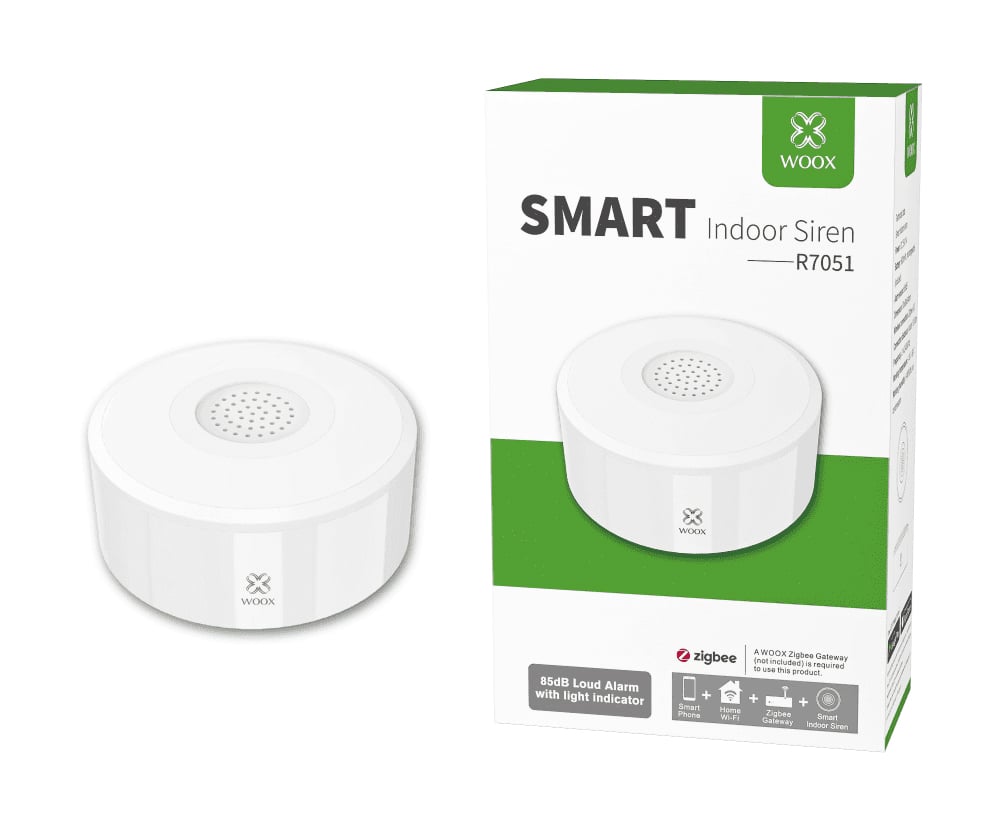 Sirena Smart Interna, R7051 Zigbee WOOX - immagine 2